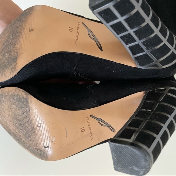 B Brian Atwood Synthetic Marney Caged Heel Over-the-knee Boots sz 10 - Picture 11 of 12